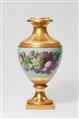 A Berlin KPM porcelain "Munich" vase with flowers and fruit - image-2