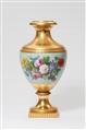 A Berlin KPM porcelain "Munich" vase with flowers and fruit - image-1