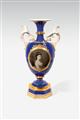 A Berlin KPM porcelain vase with a portrait of Empress Augusta - image-1