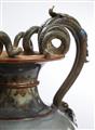A rare set of three Berlin KPM porcelain "Urbino" vases - image-4