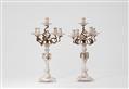A pair of Berlin KPM bronze-mounted porcelain candelabra - image-1