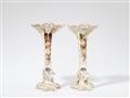 A pair of Berlin KPM porcelain vases with 'weichmalerei' decor - image-2