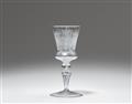 A cut glass goblet with the arms of Imperial Count Friedrich Karl von Schönborn-Buchheim - image-1