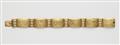 A German 18k gold granulation and pearl bracelet. - image-1