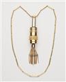 An Italian one of a kind bicolour gold necklace with pendant. - image-2