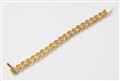 A French 18k gold and diamond chain bracelet. - image-2