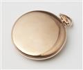 An 18k rose gold Omega Lepine pocket watch. - image-2