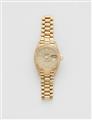 An 18k yellow gold automatic Rolex Ladies Datejust wristwatch. - image-1