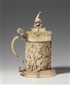 A museum-quality, silver gilt mounted ivory tankard - image-2