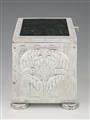 A rare silver and moss agate casket by Josef Hoffmann - image-3