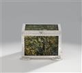 A rare silver and moss agate casket by Josef Hoffmann - image-1
