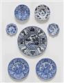 A pair of Delftware dishes with Wanli style decor - image-2
