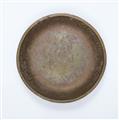 A Romanesque engraved bronze dish - image-1