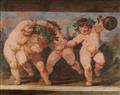 Lombardischer Meister des 17. Jahrhunderts - Paar Freskendarstellungen mit Bacchus und Putten - image-1