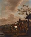 Pieter Wouwerman - Resting Horseman - image-1