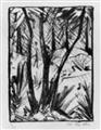 Otto Mueller - Waldlandschaft mit kleinen Figuren (2) - image-1