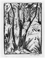 Otto Mueller - Waldlandschaft mit kleinen Figuren (2) - image-3