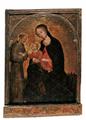 Ottaviano Nelli, attributed to - MADONNA WITH CHILD AND SAINT FRANCIS - image-1