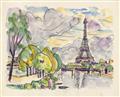 Ivo Hauptmann - Paris (The Seine with Eiffel Tower, Garden Scene) - image-1