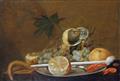 Cornelis Mahu - STILL LIFE WITH FRUITS, BOILED CRABS AND A PIPE - image-2
