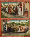 Master of 1456 - TWO SCENES FROM THE MARTYRDOM OF ST. URSULA (ARRIVAL IN AND DEPARTURE FROM MAIN) - image-1