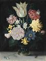 Christoffel van den Berghe - FLOWERS IN A VASE - image-2