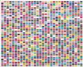 Gerhard Richter - Ohne Titel (Farbfelder 1260 Farben in 6 Anordnungen) - image-2