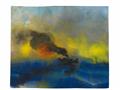 Emil Nolde - Abendliches Meer und schwarzer Dampfer (Evening sea and black steamer) - image-1