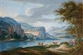 Jakob Rieger - TWO RIVER LANDSCAPES WITH SHEPHERDS - image-1
