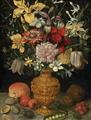 Georg Flegel - STILL LIFE OF FLOWERS IN A MANNERIST VASE STILL LIFE OF FLOWERS IN A GLASS VASE - image-1