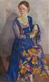 Mela Muter (Maria Melania Mutermilch) - Porträt einer Dame im Abendkleid (Portrait of a Lady in Evening Dress) - image-1
