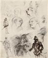 James Ensor - Faces and Knights - image-1