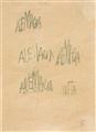Alberto Giacometti - Nature morte aux carafes. Verso: Inscriptions - image-2