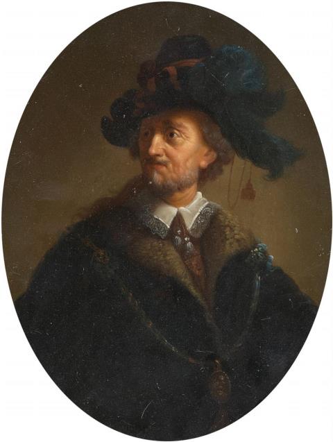 Christian Wilhelm Ernst Dietrich - PORTRAIT OF A MAN (FATHER OF REMBRANDT)