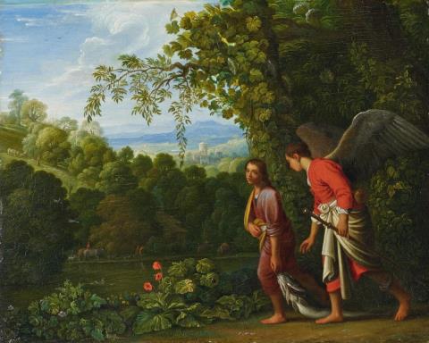Adam Elsheimer - TOBIAS AND THE ANGEL