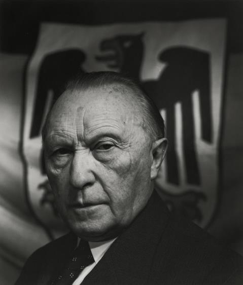 Arnold Newman - Chancellor Konrad Adenauer, Bonn