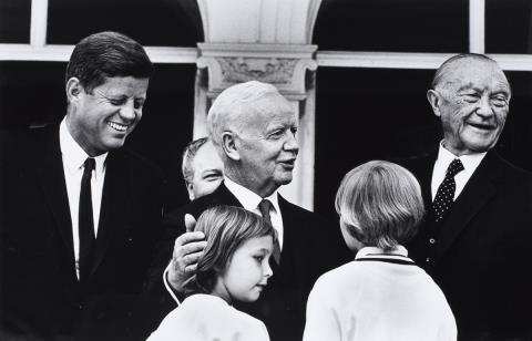 Guido Mangold - J. F. Kennedy, W. Scheel, W. Lübke, K. Adenauer, Palais Schaumburg