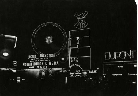 Germaine Krull - Moulin Rouge et Place Blanche