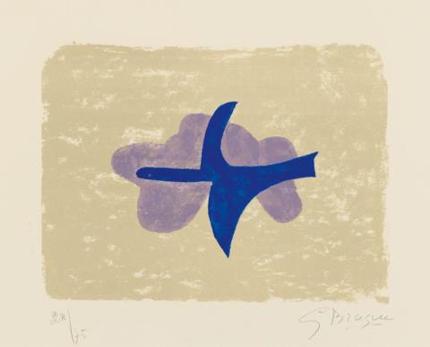 Georges Braque - Dans le ciel (Oiseau XV)