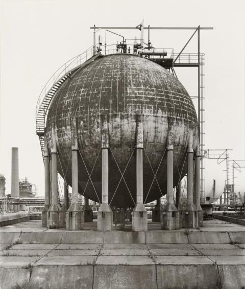 Hilla Becher - Spherical Gas Tank, Wesseling, near Cologne, Germany
