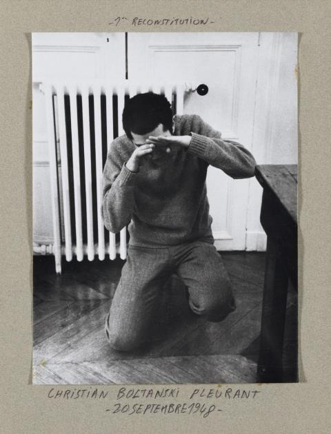 Christian Boltanski - Reconstitution des gestes affectués par Christian Boltanski entre 1948 et 1954