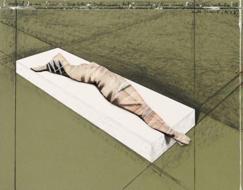 Christo - Wrapped Woman (Project for Institute of Contemporary Art, University of Pennsylvania, Philadelphia September 1968)