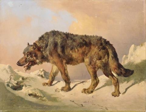 Johann Nepomuk Rauch - SIBIRISCHER WOLF