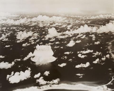 Joint Army Task Force One Photo - Baker Day atomic Explosion