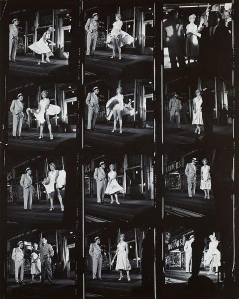 Bruno Bernard - Marilyn Monroe und Tom Ewell am Set von "Das verflixte 7. Jahr"