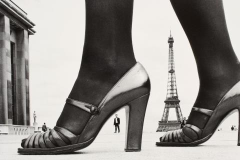 Frank Horvat - Shoe and Eiffeltower