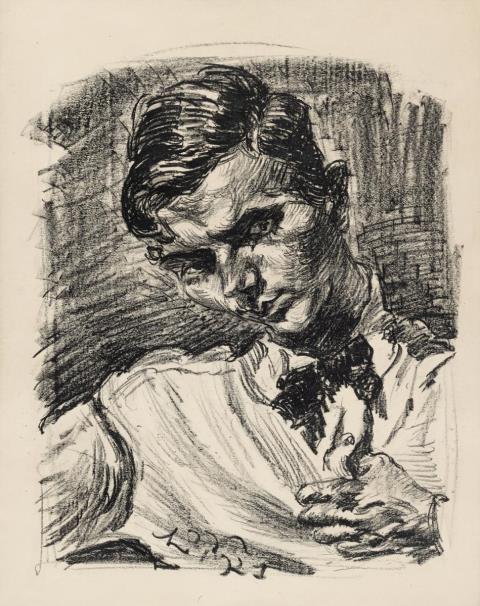 Ludwig Meidner - Brustbild eines jungen Mannes