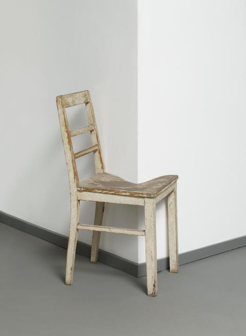 Stefan Wewerka - Ohne Titel (Stuhlskulptur, Eckstuhl)
