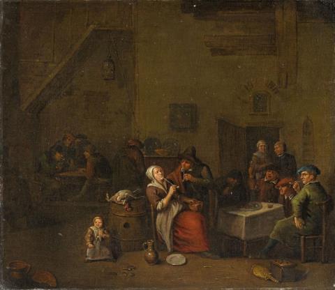 Egbert van Heemskerck the Elder - SMOKERS IN A TAVERN