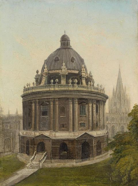 J. ALLAN - VIEW OF THE RADCLIFFE CAMERA IN OXFORD